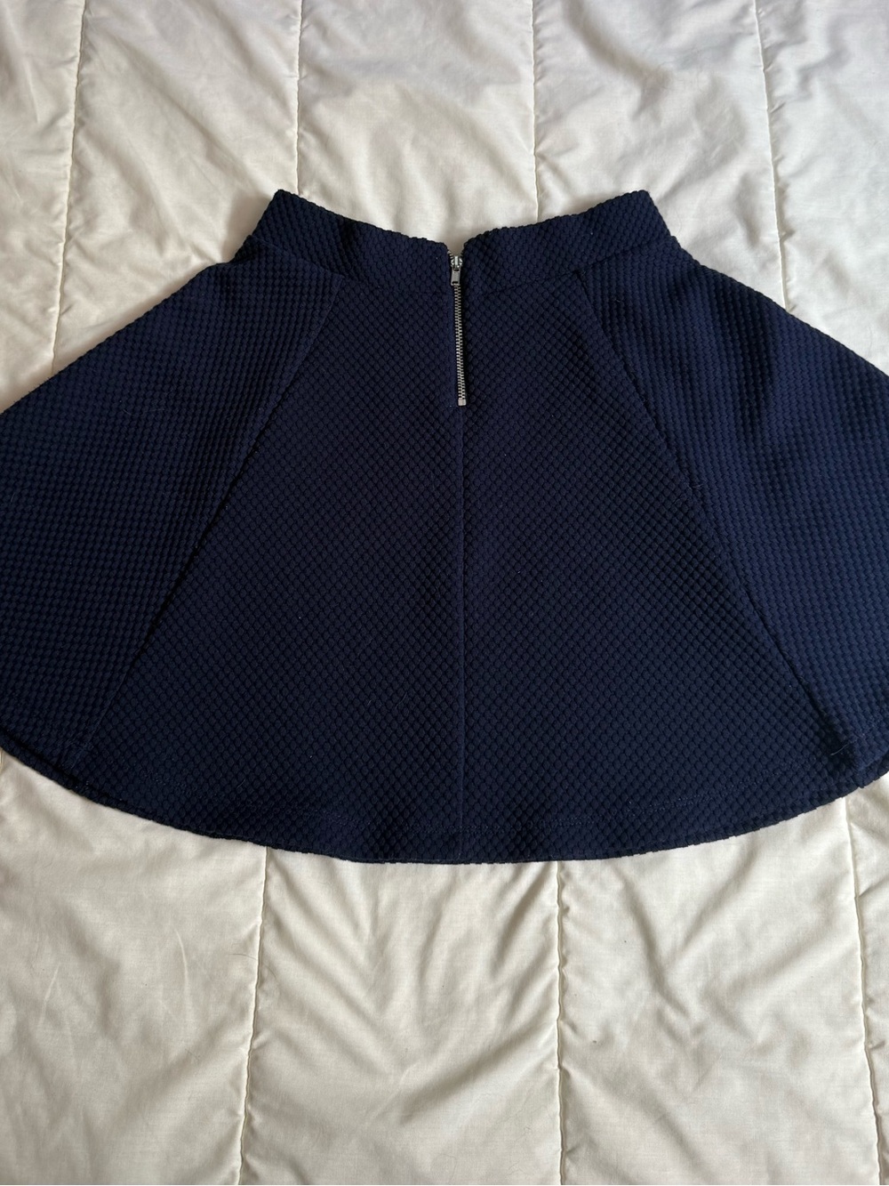 H&M Navy Blue Skater Skirt